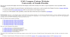 Desktop Screenshot of ourusf.org